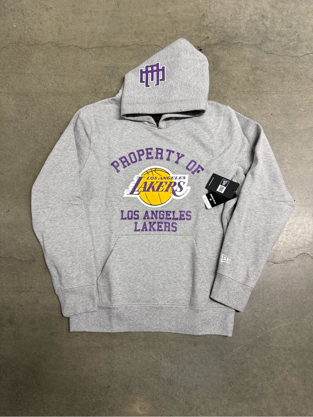 Eric Emanuel x New Era x NBA LA Lakers Pullover Hoodie Mens Medium New W Tag